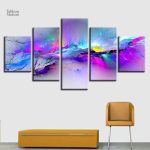 Tableau Aurore boréale en couleurs vibrantes