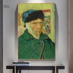 Peinture célèbre de Van Gogh : Autoportrait iconique