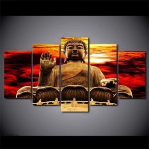 Illustration inspirante de Bouddha pour une ambiance paisible