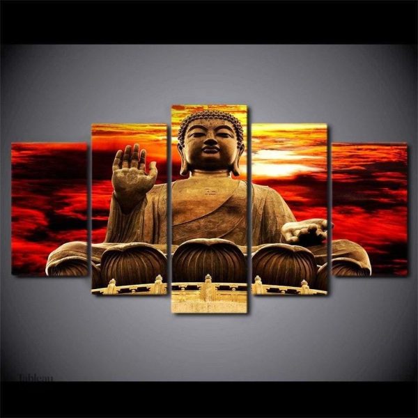 Illustration inspirante de Bouddha pour une ambiance paisible