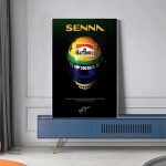 Œuvre dédiée à Ayrton Senna, icône de la Formule 1