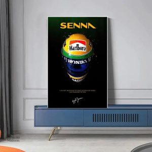 Œuvre dédiée à Ayrton Senna, icône de la Formule 1