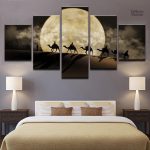 Tableau Ballade nocturne en style artistique moderne