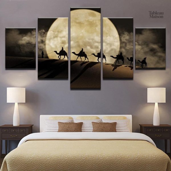 Tableau Ballade nocturne en style artistique moderne