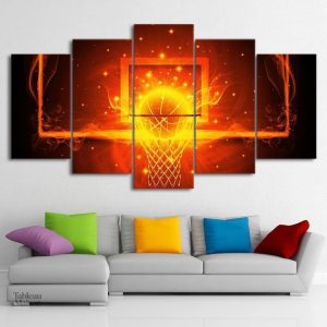 Tableau Ballon de feu en couleurs vives