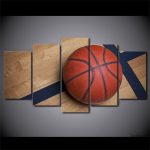 Tableau décoratif de basket, ambiance sportive
