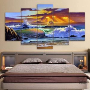 Tableau Bateau au large