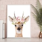 Illustration d'un cerf mignon pour les petits