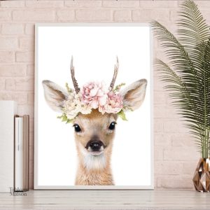 Illustration d'un cerf mignon pour les petits