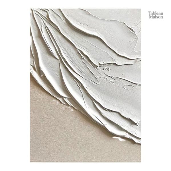 Tableau contemporain avec finition en relief