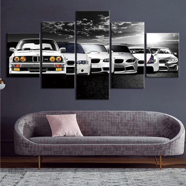 Évolution de la marque BMW en illustration