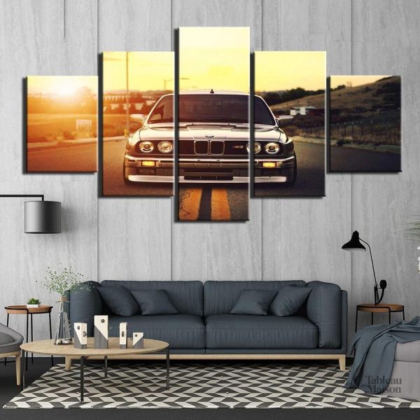 Tableau BMW M3 E30, une œuvre d'art automobile emblématique