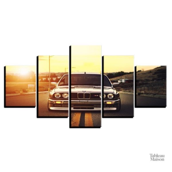 Tableau représentant la célèbre BMW M3 E30, style unique