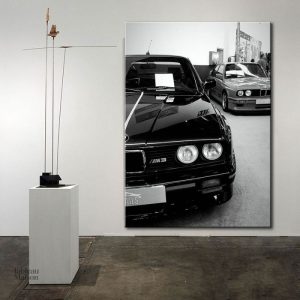 Art mural élégant représentant la BMW M3