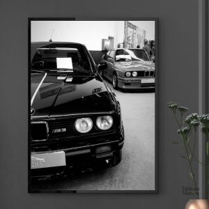 Décoration murale inspirée par la BMW M3