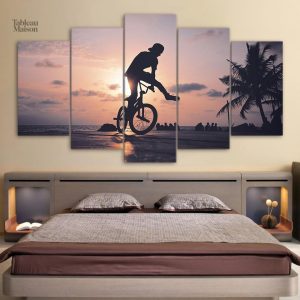 Tableau BMX stylisé pour amateurs de Dirt