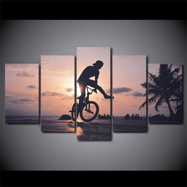 Décoration murale BMX, thème Dirt pour passionnés de cyclisme