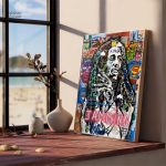 Art mural inspiré par Bob Marley, ambiance urbaine