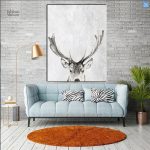 Tableau en bois, motif de cerf majestueux pour votre intérieur
