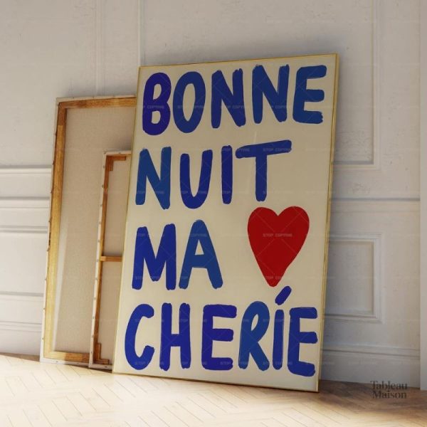 Tableau décoratif avec message tendre pour chambre d'enfant