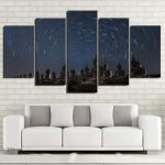 Tableau Bouddha nocturne apaisant et inspirant