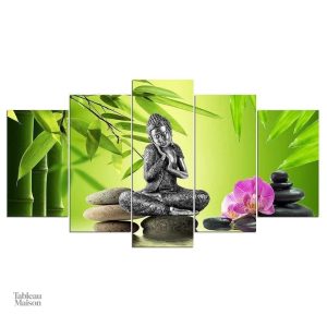 Art mural Bouddha pour une ambiance zen et apaisante