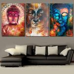 Art mural sur l'éveil spirituel et la paix intérieure