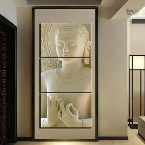 Tableau Bouddha en marbre décoratif