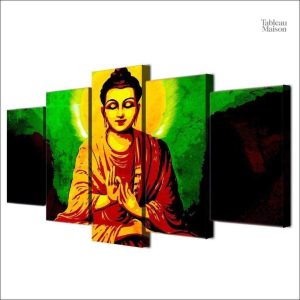Décoration intérieure avec tableau Bouddha stylisé