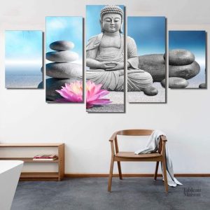 Tableau Bouddha Original en art contemporain