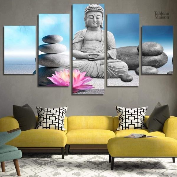 Illustration de Bouddha, symbole de paix intérieure