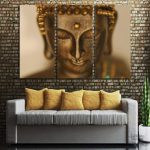 Tableau artistique représentant le Bouddha