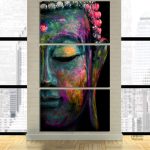 Tableau Bouddha XXL en décoration murale inspirante