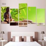 Tableau Bouddha Zen en toile inspirante pour décoration intérieure