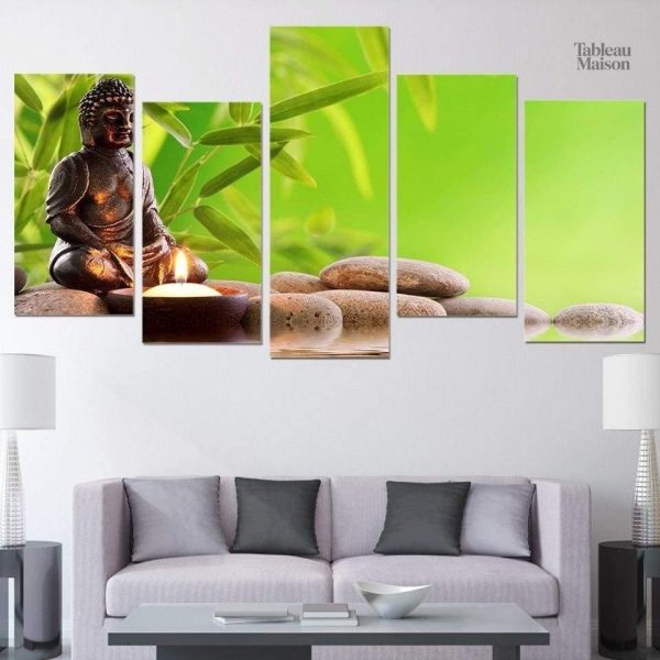 Art mural Bouddha pour créer un espace zen et méditatif