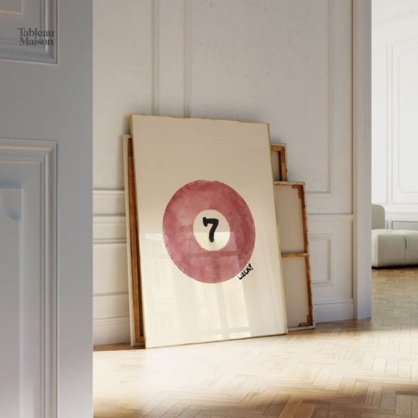 Tableau décoratif style billard, design moderne