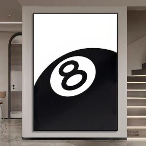 Art mural billard, design moderne et élégant