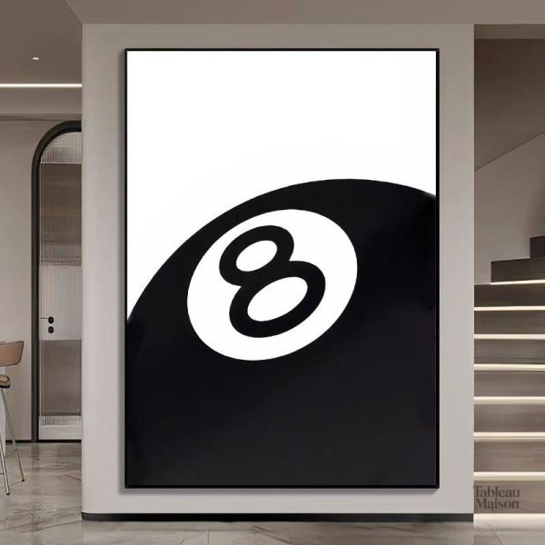 Art mural billard, design moderne et élégant