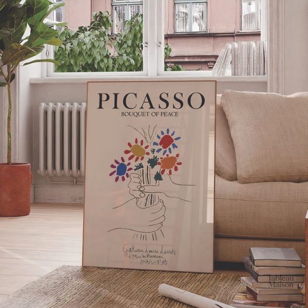 Tableau Bouquet de Fleurs de Pablo Picasso