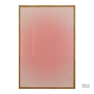 Décoration murale élégante, thème brume et rose