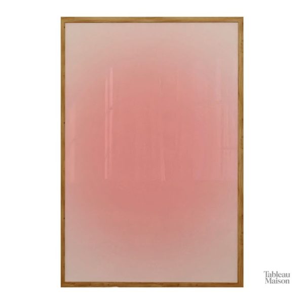 Décoration murale élégante, thème brume et rose