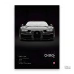 Décor mural inspiré par la Bugatti Chiron, style contemporain