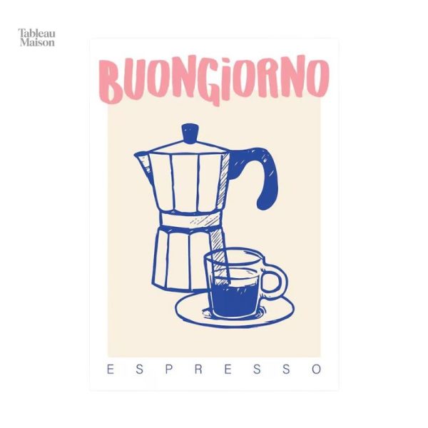 Œuvre contemporaine inspirée du café
