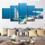 Tableau Burj-Al-Arab, emblématique de Dubaï