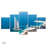 Tableau décoratif du Burj-Al-Arab, symbole de luxe à Dubaï