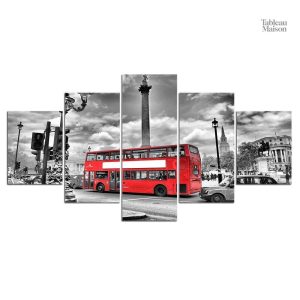 Décoration murale sur le thème du transport londonien