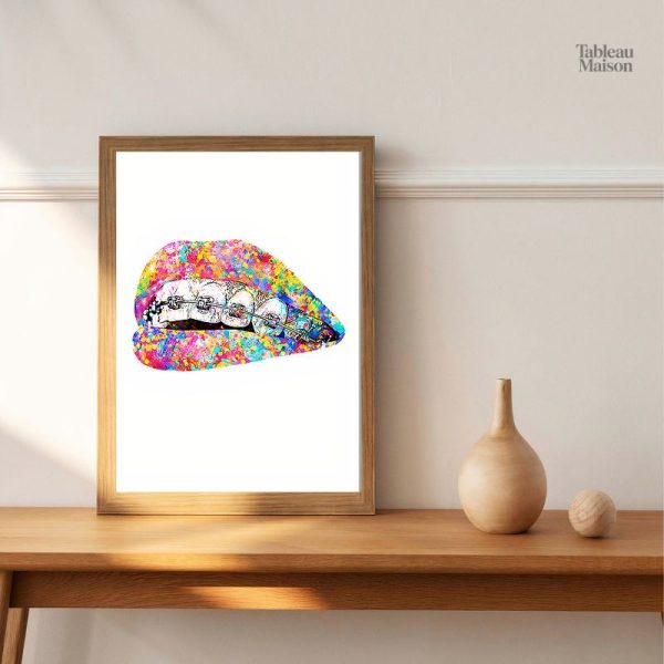 tableau-cabinet-dentaire-colore-1 Tableau coloré pour cabinet dentaire