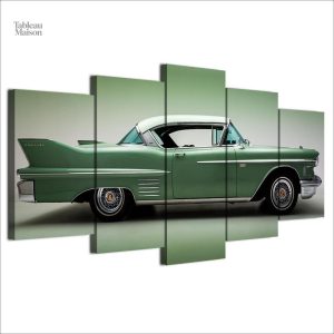 Décoration murale Cadillac Deville 1958, design classique