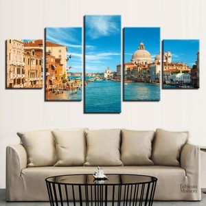 Tableau décoratif de Venise, illustrant le célèbre Grand Canal