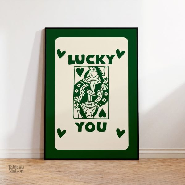 Design contemporain de tableau avec cartes stylisées